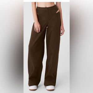 ALO Yoga High Waist Risktaker Pant in Espresso, Size XXS but fits 0-2